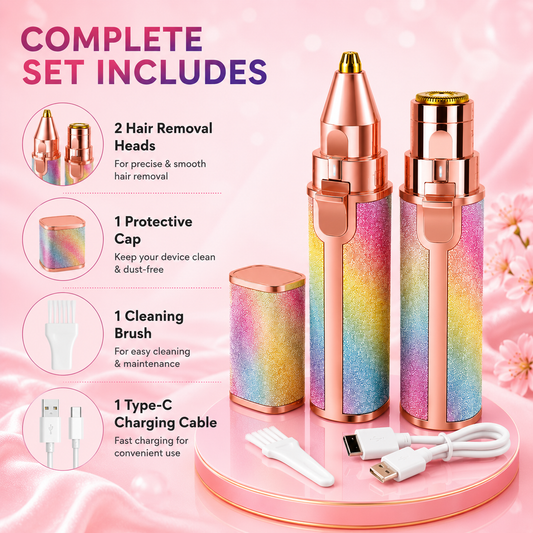 2-in-1 Eyebrow & Facial Trimmer