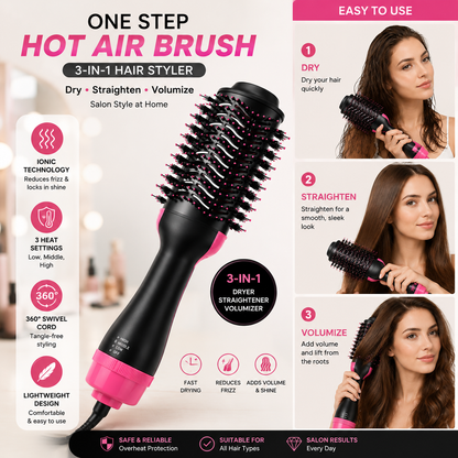 3-in-1 Hair Dryer & Styler